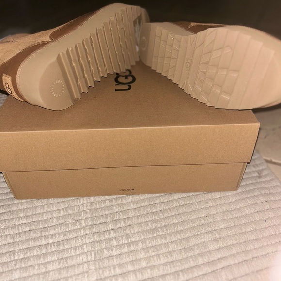 UGG Women's Light Brown Ankle Booties - Picture 4 of 5